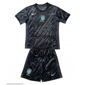 Brasilia Maalivahti Vieraspaita Lapsille Copa America 2024 Lyhythihainen (+ shortsit)